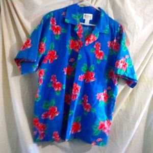 Hawaiian Casuals Short Sleeve Hawaiian Shirt Size XL